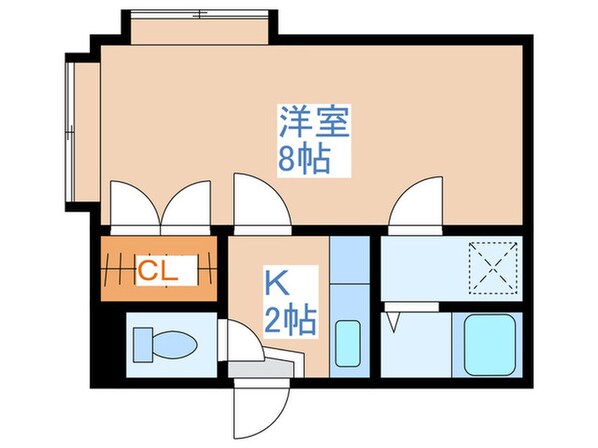 アンブロ－シア平岸の物件間取画像